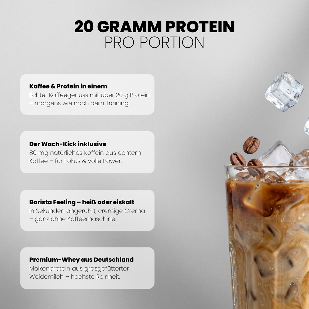 The Barista Whey Proteinkaffee von Iron Brothers Biscuit Latte - Keks Kaffee Geschmack - Vorteile #geschmack_biscuit-latte