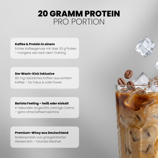 The Barista Whey Proteinkaffee von Iron Brothers Biscuit Latte - Keks Kaffee Geschmack - Vorteile #geschmack_biscuit-latte