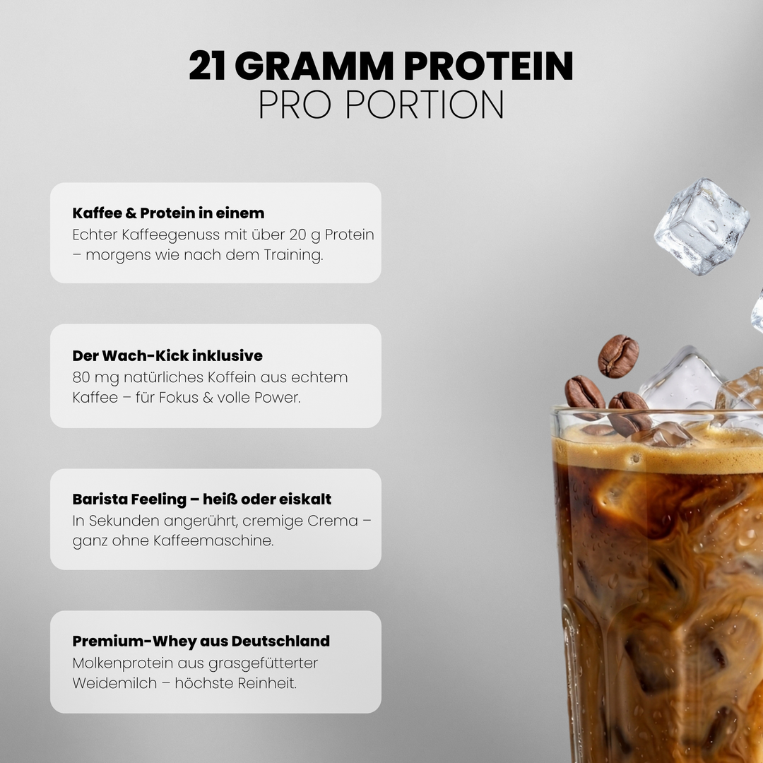 The Barista Whey Proteinkaffee von Iron Brothers Classic Coffee - Kaffee Geschmack - Vorteile #geschmack_classic-coffee