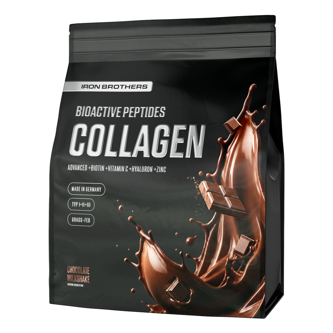 1kg Collagen Advanced von Iron Brothers Chocolate Milkshake - Schokoladen Geschmack #geschmack_chocolate-milkshake