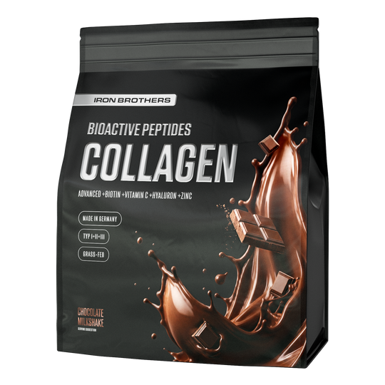 1kg Collagen Advanced von Iron Brothers Chocolate Milkshake - Schokoladen Geschmack #geschmack_chocolate-milkshake