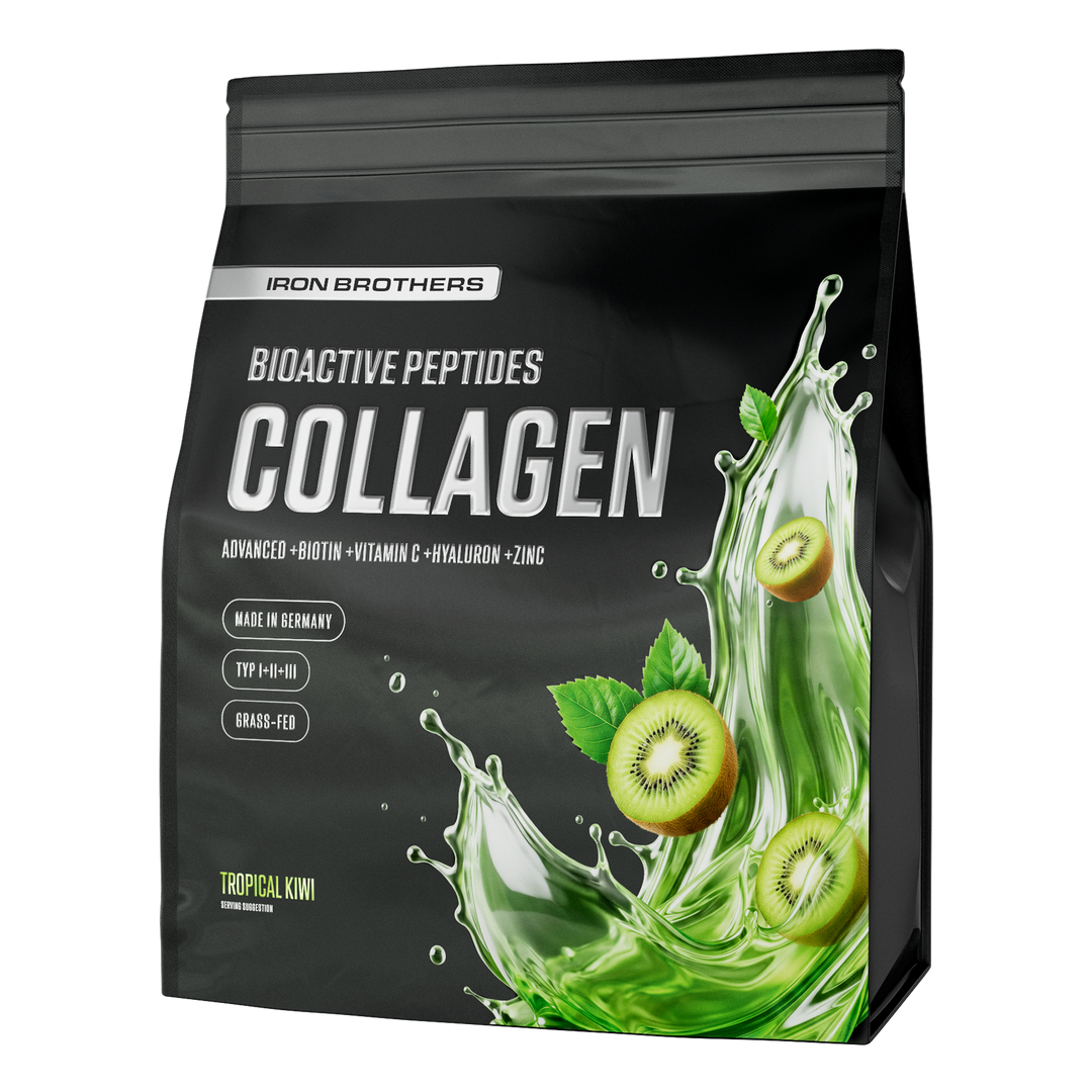 1kg Collagen Advanced von Iron Brothers Tropical Kiwi - Kiwi Geschmack #geschmack_tropical-kiwi