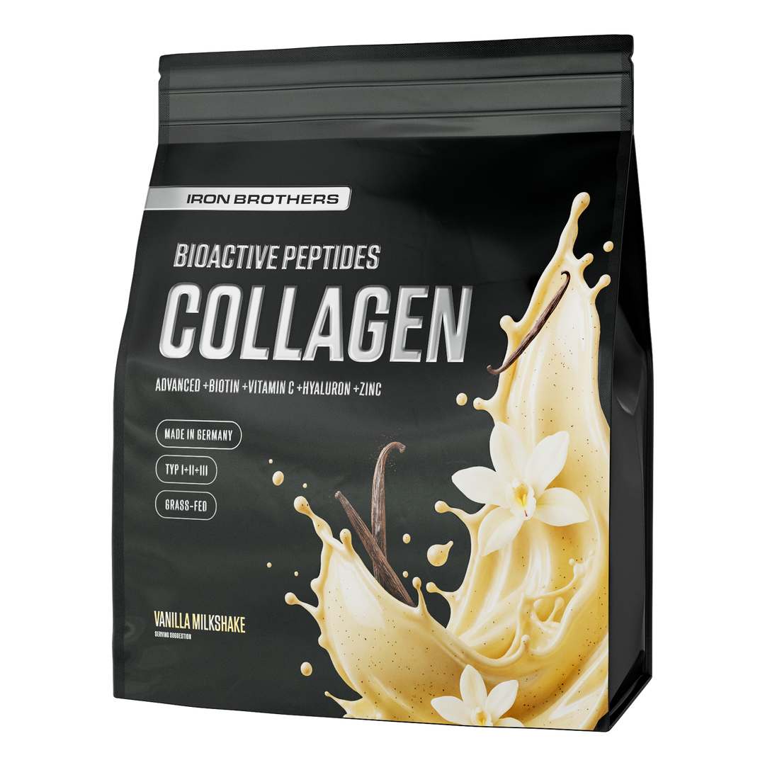 1kg Collagen Advanced von Iron Brothers Vanilla Milkshake - Vanille Geschmack #geschmack_vanilla-milkshake