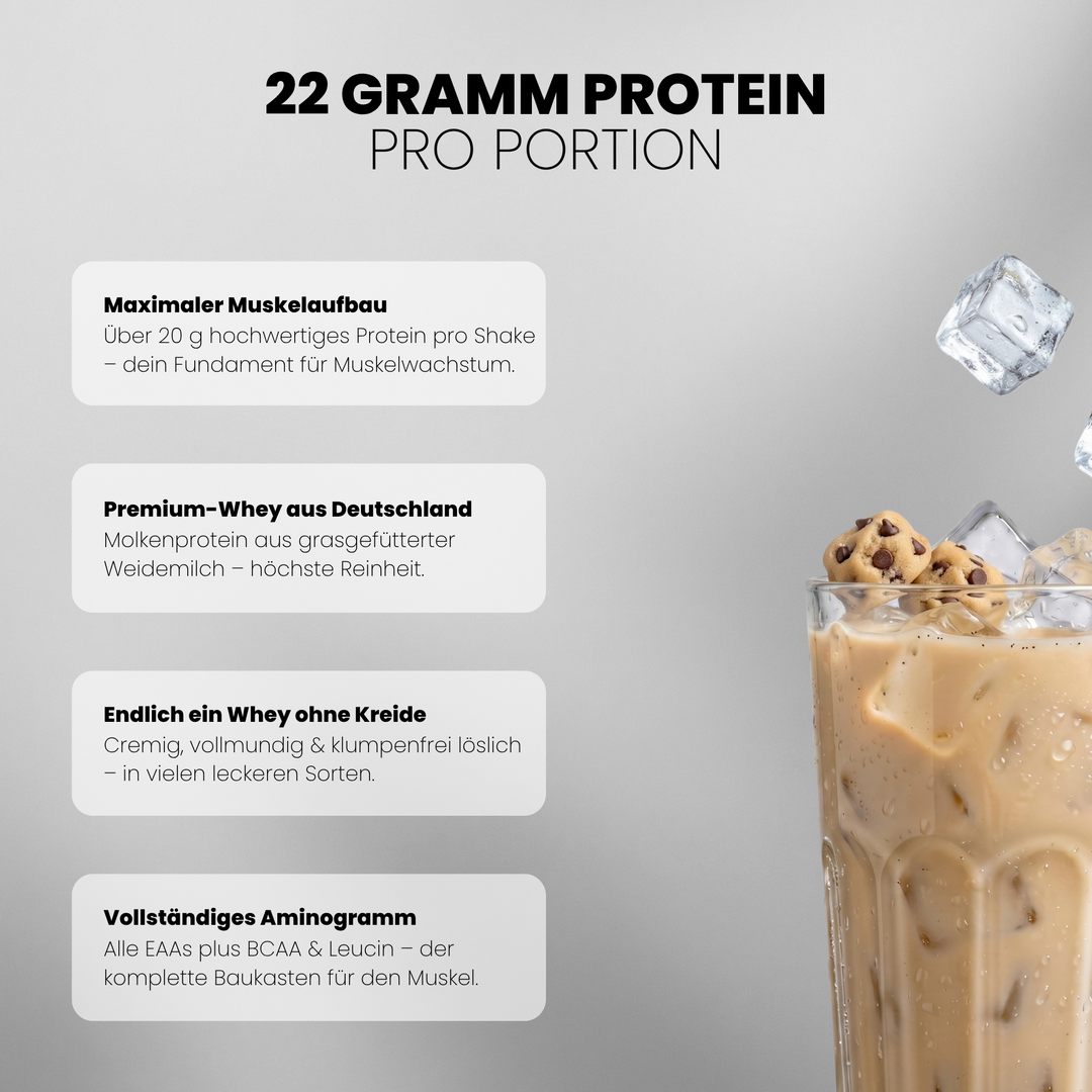 Whey Protein Doppelpack von Iron Brothers Cookie Dough - Keks Geschmack - Vorteile #geschmack_cookie-dough