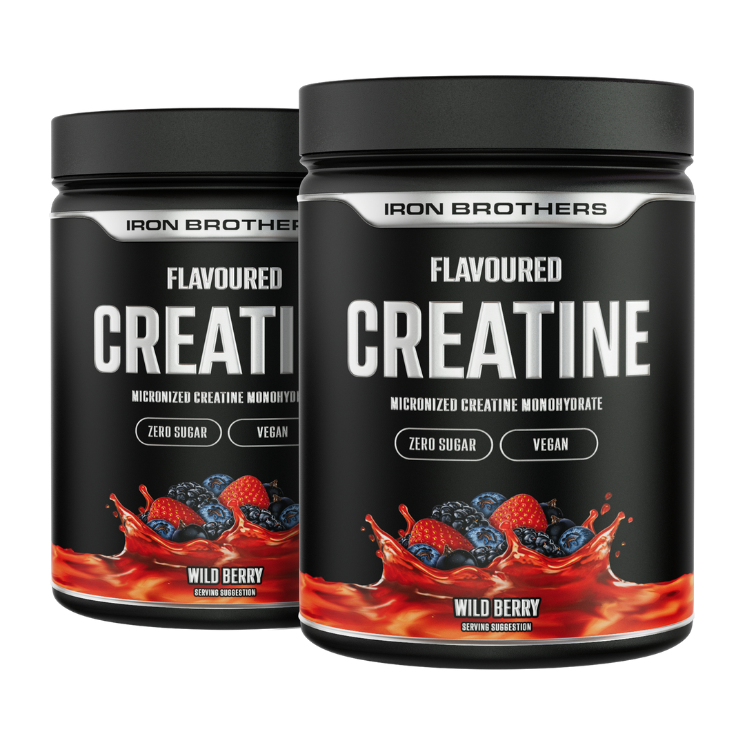 Creatine Flavoured Doppelpack von Iron Brothers - Wild Berry #geschmack_wild-berry