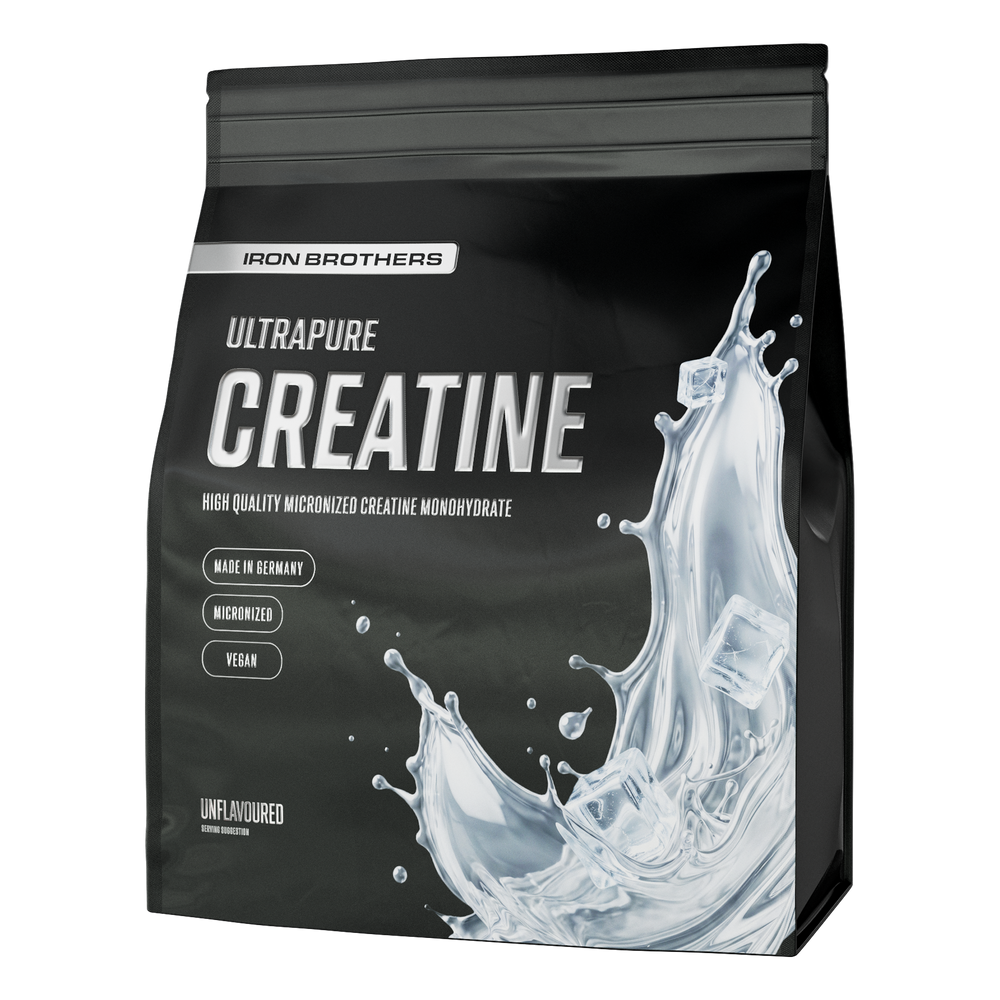 1000g Kreatin Monohydrat im Beutel von Iron Brothers - 1kg Creatin Neutral #geschmack_unflavoured