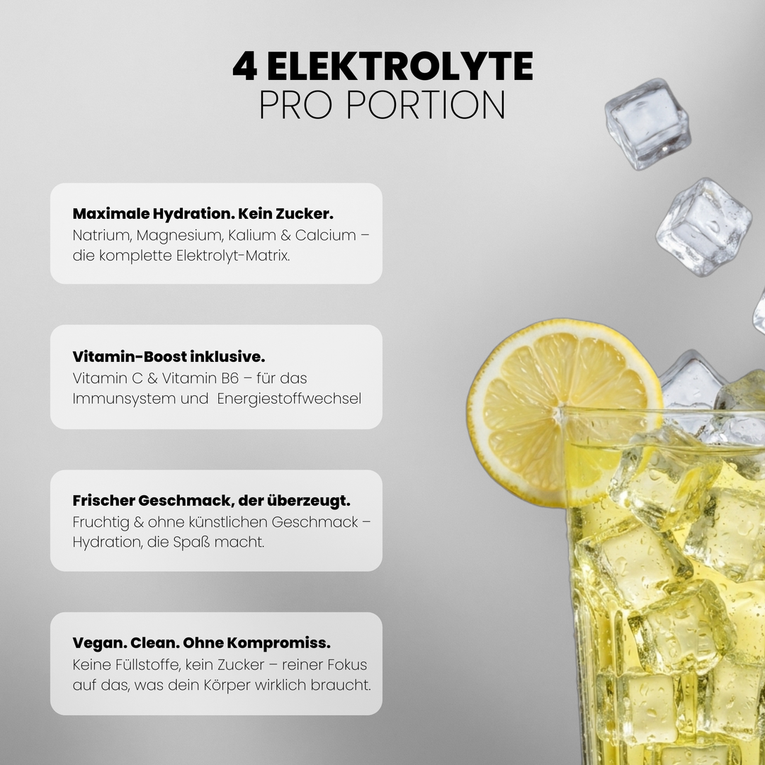 Hydro Fuel - Electrolytes Doppelpack von Iron Brothers - Citrus Lemonade - Vorteile #geschmack_citrus-lemonade