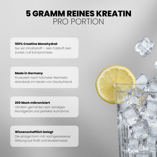 2kg Ultra Pure Creatine von Iron Brothers - Neutraler Geschmack - Vorteile #geschmack_unflavoured