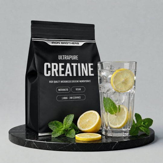 1000g Kreatin Monohydrat im Beutel von Iron Brothers - 1kg Creatin Neutral - Gechmack & Design #geschmack_unflavoured