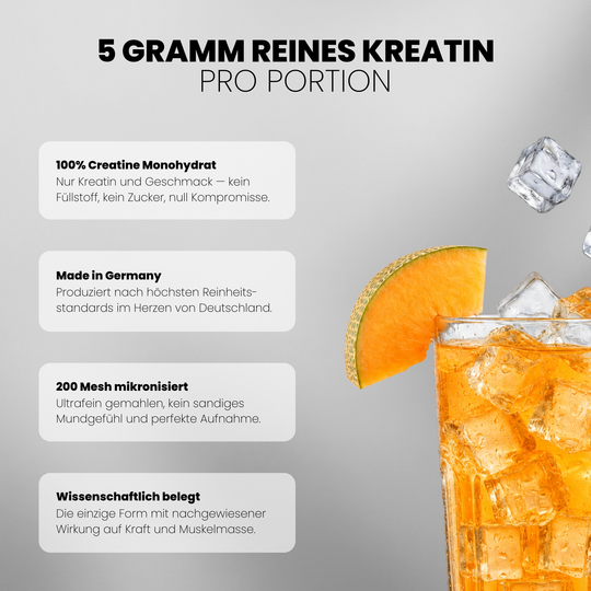 Creatine Flavoured Doppelpack von Iron Brothers - Honey Melon - Vorteile #geschmack_honey-melon
