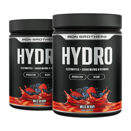Hydro Fuel - Electrolytes Doppelpack von Iron Brothers - Wild Berry - Made in Germany #geschmack_wild-berry