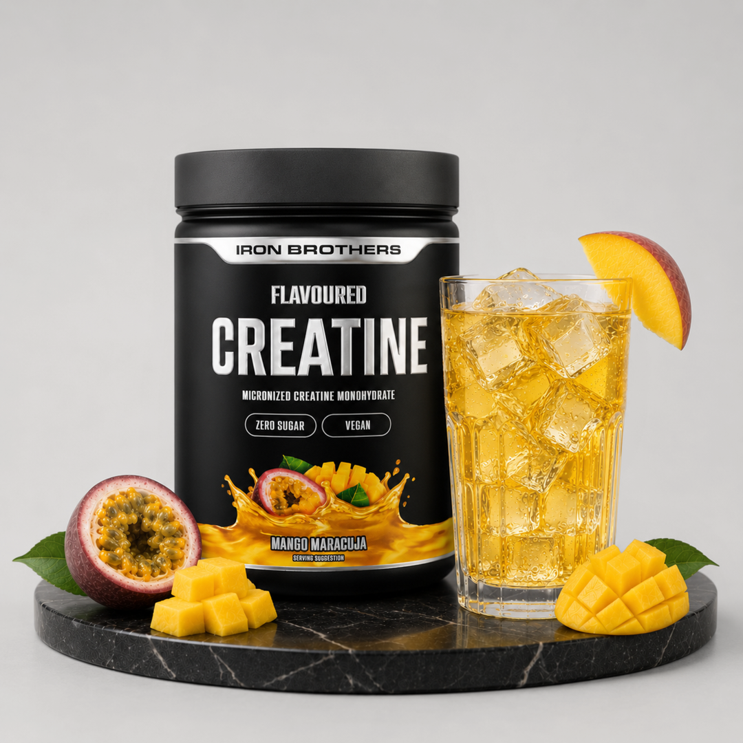 Creatine Flavoured Doppelpack von Iron Brothers - Mango Maracuja - Geschmack & Design #geschmack_mango-maracuja