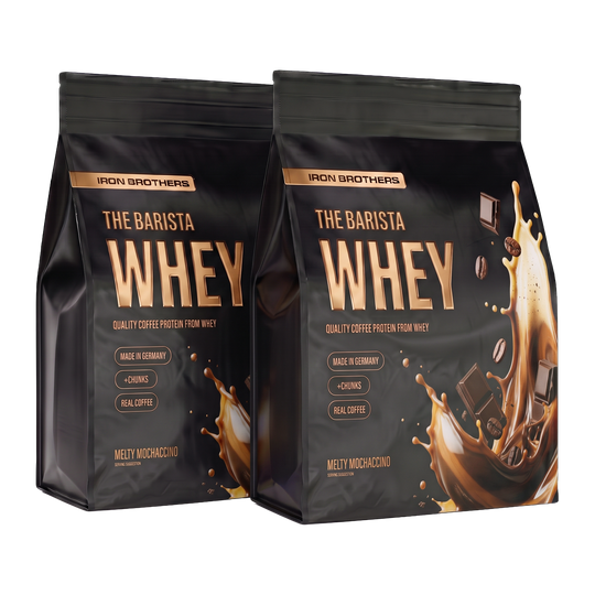 The Barista Whey Proteinkaffee im Beutel Doppelpack von Iron Brothers - Made in Germany