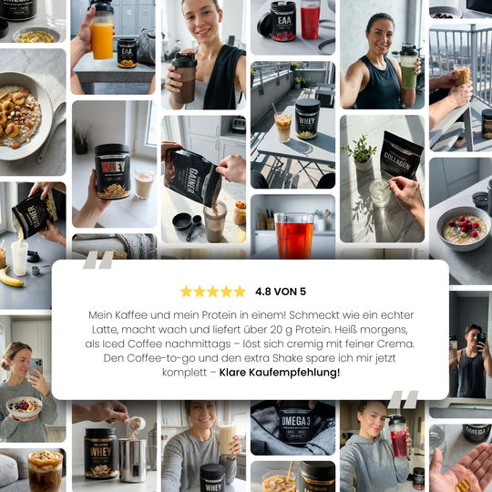 The Barista Whey Proteinkaffee von Iron Brothers Classic Coffee - Kaffee Geschmack - Kunden Feedback #geschmack_classic-coffee